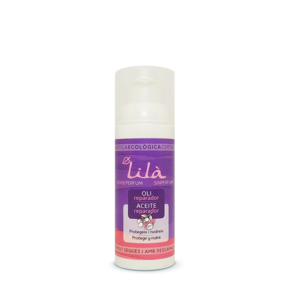 ACEITE REPARADOR SIN PERFUME 50 ML LILA
