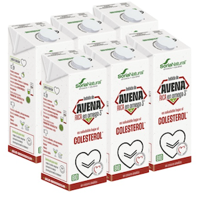 NEW - BEBIDA DE AVENA RICA EN OMEGA 3 1 LT SORIA NATURAL