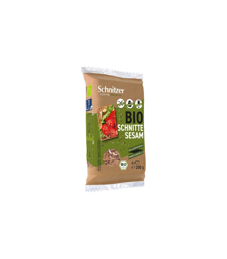 PAN FERMENTADO TRIGO SARRACENO CON SESAMO 250 GR SCHNITZER