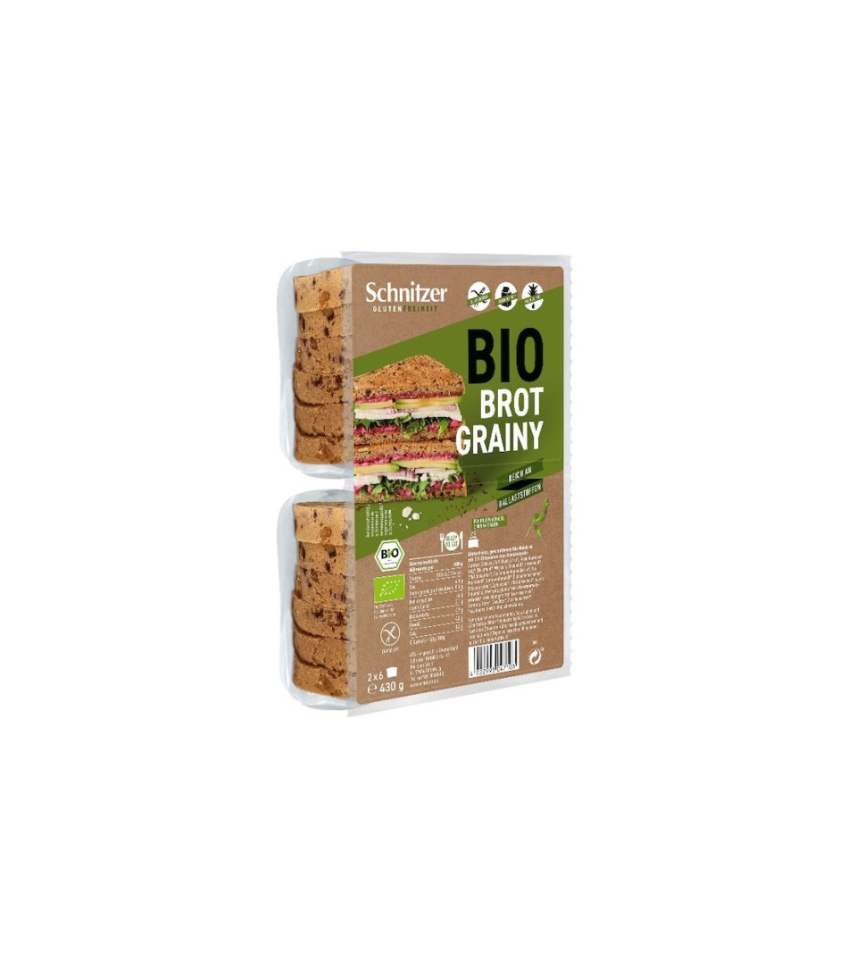 PAN DE MOLDE DE MAIZ EN REBANADAS CON SEMILLAS Bread'N Toast SCHNITZER 430 g