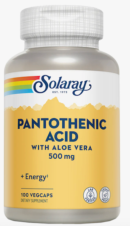 PANTOTENIC ACID - 100 CAPSULAS SOLARAY