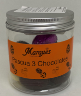 HUEVOS de PASCUA EN 3 CHOCOLATES 100g CONFITERIA MARQUES