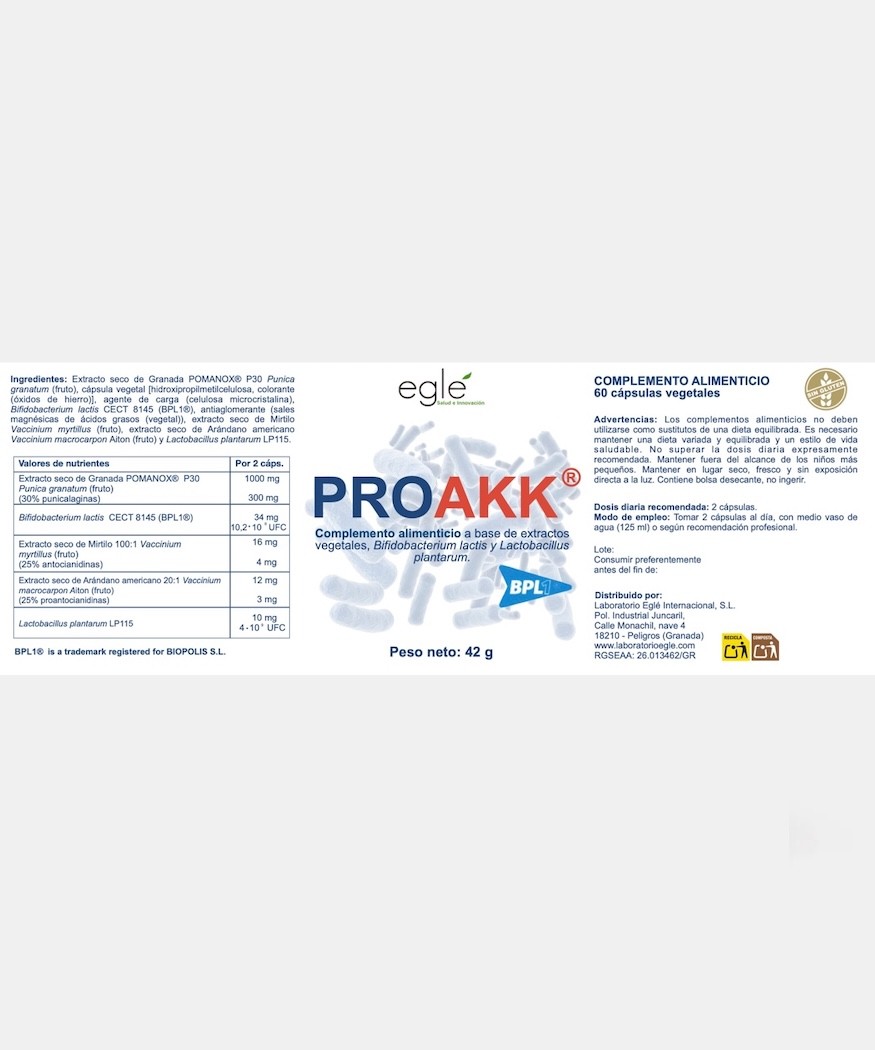 PROAKK® BPL1 60 CAPS EGLE 1