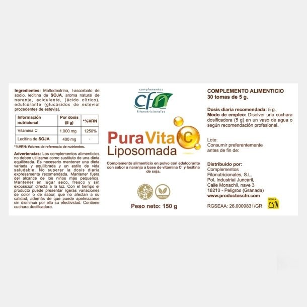 PURA VITA C LIPOSOMADA 150 GR CFN 1