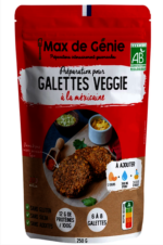 MEZCLA PARA GALETTES (HAMBURGUESAS) VEGETARIANAS AL ESTILO MEXICANO 250 GR MAX DE GENIE