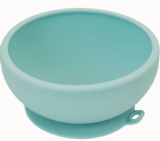 BOL CON VENTOSA PARA BEBES DE SILICONA AZUL PLATINO LURCH