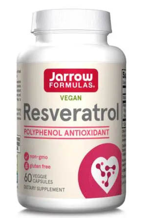 JARROW FORMULAS, RESVERATROL, 100 mg, 60 cápsulas