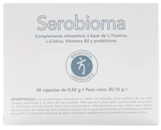 NEW - SEROBIOMA 48 CAPS BROMATECH