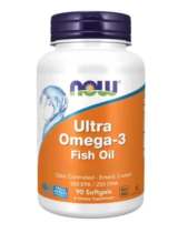 ULTRA OMEGA-3, 90 CÁPSULAS BLANDAS NOW FOODS