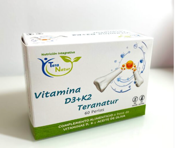 VITAMINA D3+K2 60cap. TERANATUR