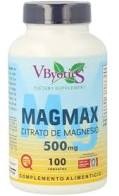 MAGMAX MAGNESIO CITRATO 500 mg 100 CAPSULAS V.BYOTIC