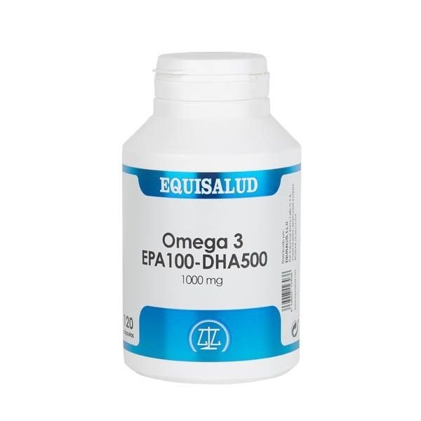 OMEGA 3 DHA ALTO CONTENIDO EPA100-DHA500 1000 mg 120 CAPS EQUISALUD