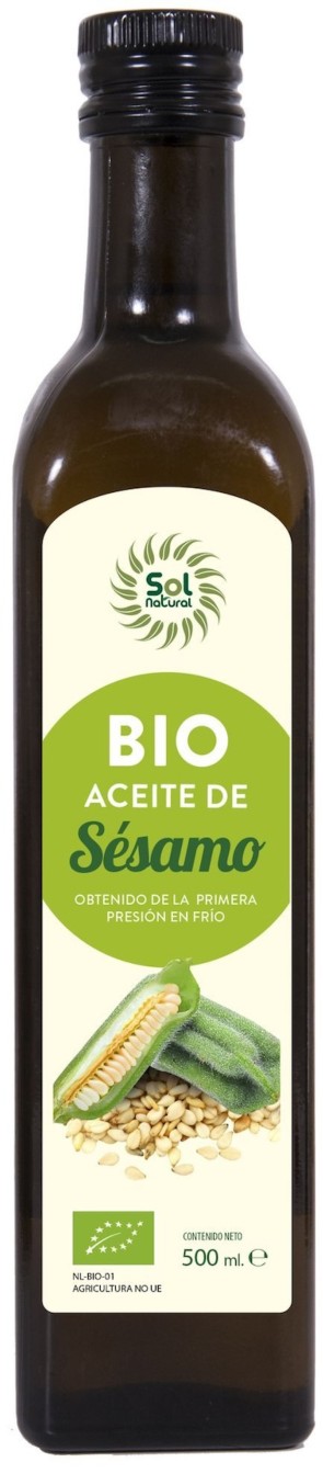 ACEITE DE SESAMO BIO 500 ml SOL NATURAL