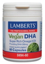 VEGAN DHA 250 mg 60 caps LAMBERTS