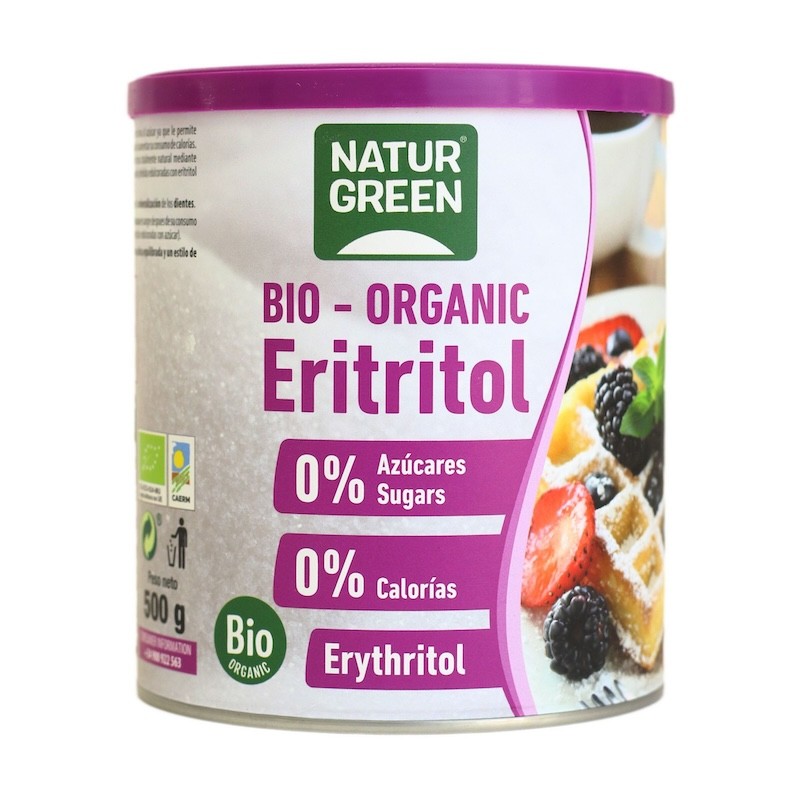 ERITRITIOL Vegetal SinGluten Bio 500g NaturGreen