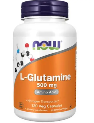  L-GLUTAMINA 500 MG 120 CÁPSULAS NOW FOODS