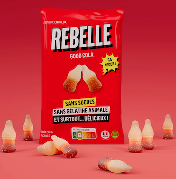 GOMITAS COLAS SIN AZUCAR 50 GR REBELLE