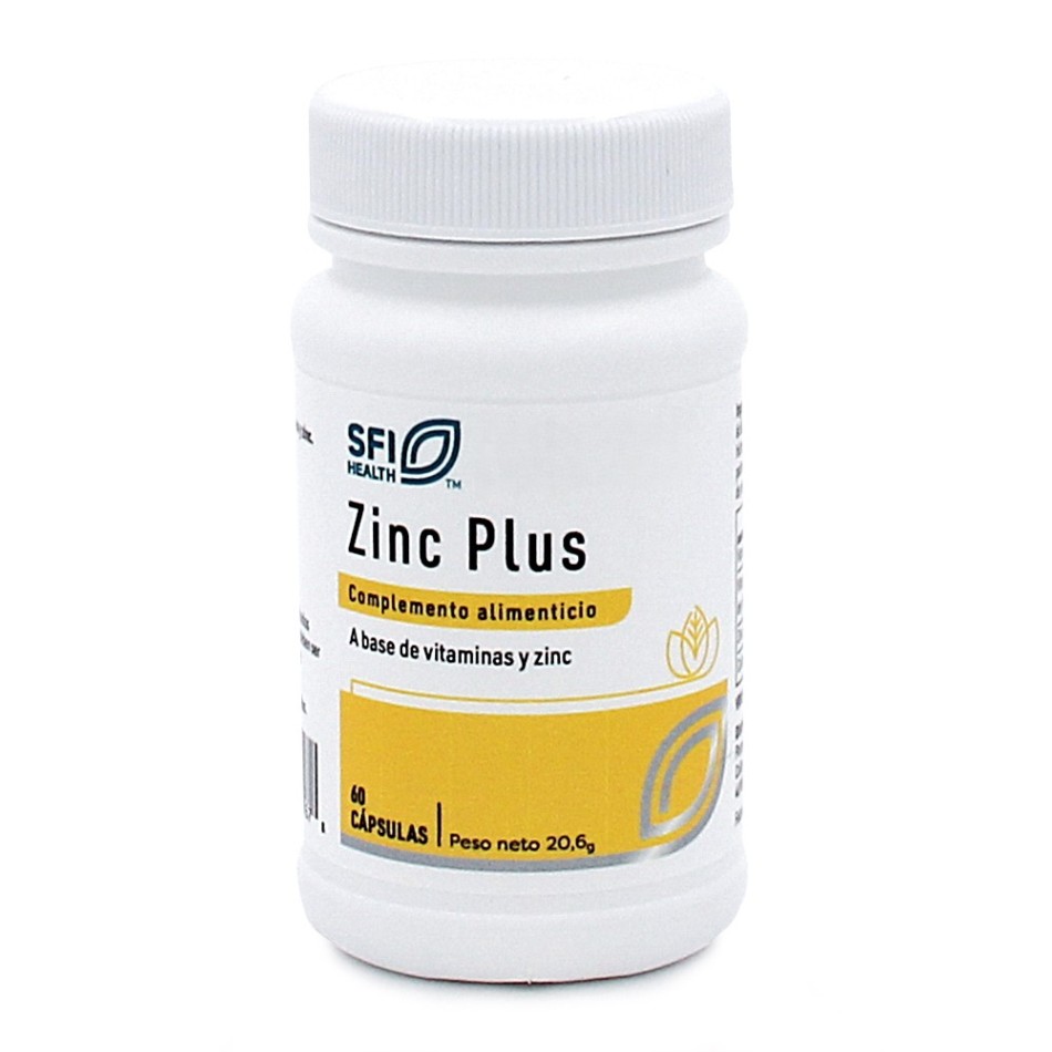 ZINC PLUS 60 Cápsulas SFI HEALTH