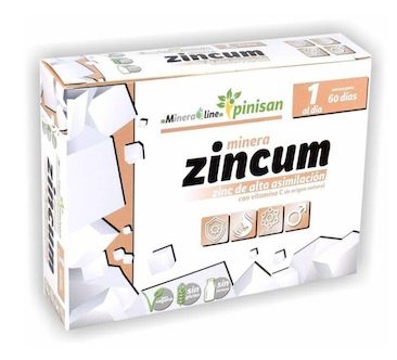 MINERALINE ZINCUM, 60 Caps. PINISAN
