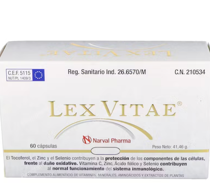  LEX VITAE (uso interno) blister 60cap.
