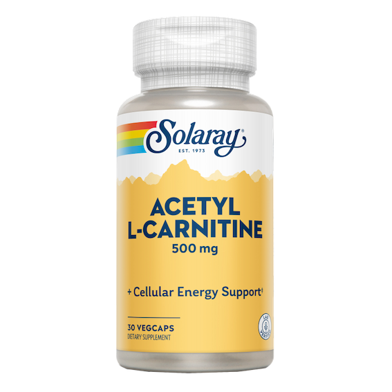 ACETYL L-CARNITINA 500 mg 30 Vcaps SOLARAY