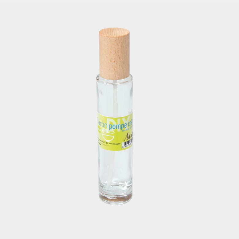 BOTELLA DE VIDRIO PARA CREMA CON BOMBA DOSIFICADORA 100 ML ANAE 