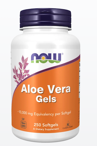 ALOE VERA 10.000 MG NOW FOODS – 250 PERLAS