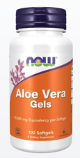 ALOE VERA 10.000 MG NOW FOODS – 100 PERLAS