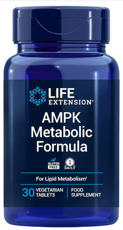 AMPK METABOLIC FORMULA, EU 30 CAPS LIFE EXTENSION