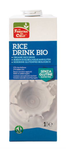 BEBIDA DE ARROZ SIN GLUTEN 1 LT LA FINESTRA