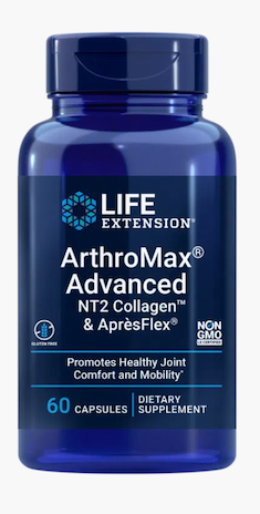 ARTHROMAX® ADVANCED WITH NT2 COLLAGEN™ & AprèsFlex® 60 CAPS LIFE EXTENSION