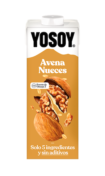 YOSOY BEBIDA DE AVENA Y NUECES 1L