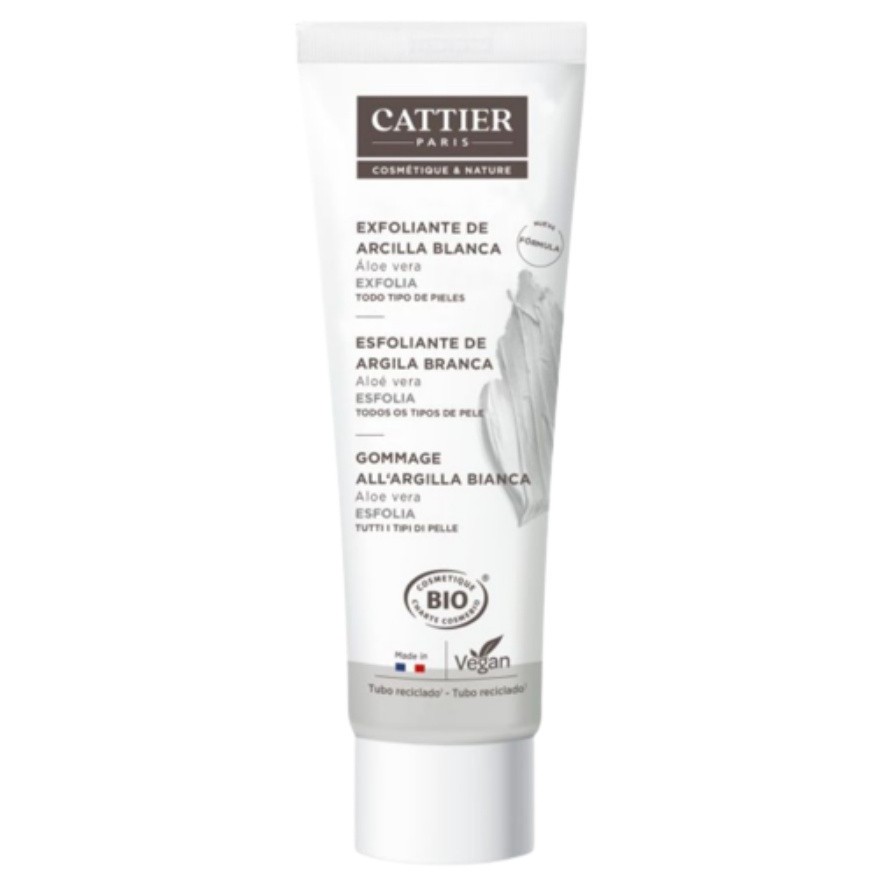 EXFOLIANTE ARCILLA BLANCA (Todo tipo pieles) 100ml CATTIER