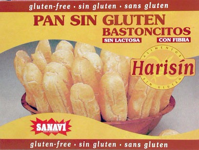 BASTONCITOS DE PAN SIN GLUTEN HARISIN 200GR