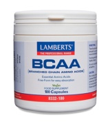 BCAA EN FORMA LIBRE. AMINOÁCIDOS ESENCIALES 180 CAPS LAMBERTS