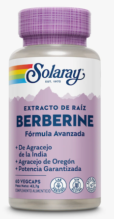 BERBERINA FORMULA AVANZADA 60 VEG caps SOLARAY