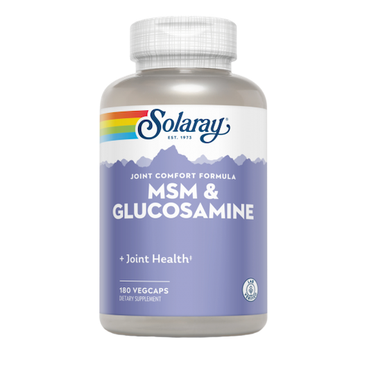 MSM & GLUCOSAMINA 180 vcaps. SOLARAY
