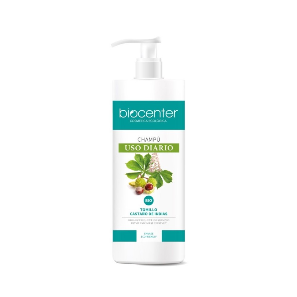 BIOCENTER CHAMPU natural Uso Diario - Línea Botanical - BIO y vegano 500 ml
