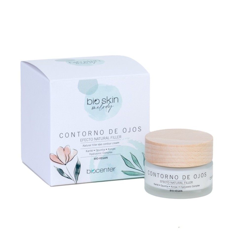 1+1 BIOCENTER Contorno de ojos natural efecto filler antiarrugas - Bio Skin Melody