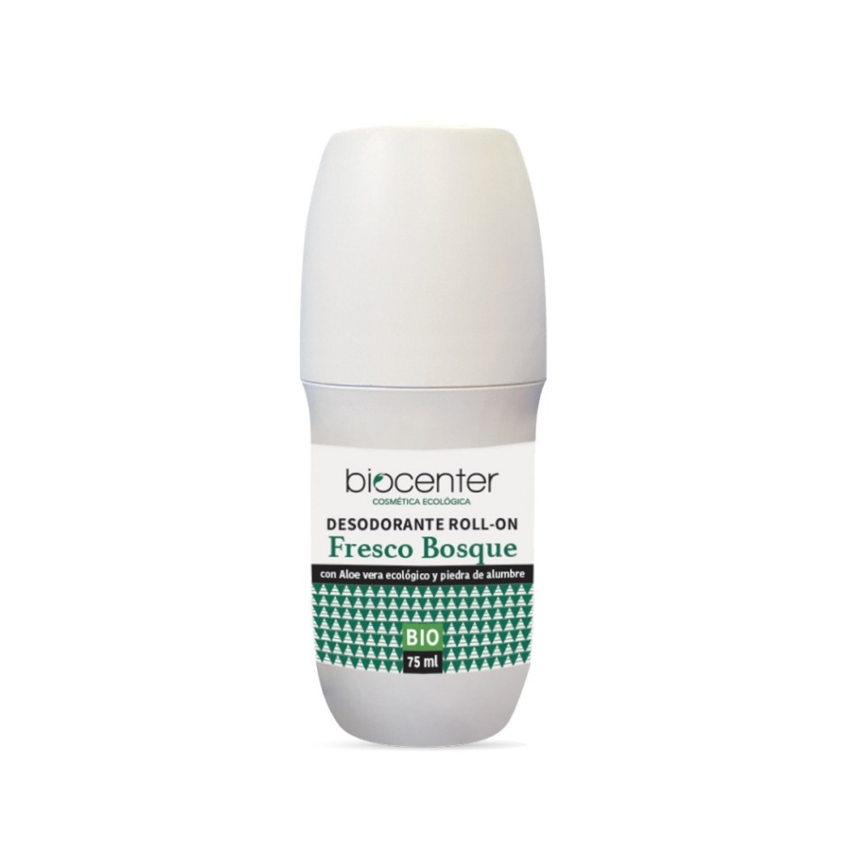 BIOCENTER DESODORANTE NATURAL ROLL ON - FRESCO BOSQUE ECO Y VEGANO 75 ML