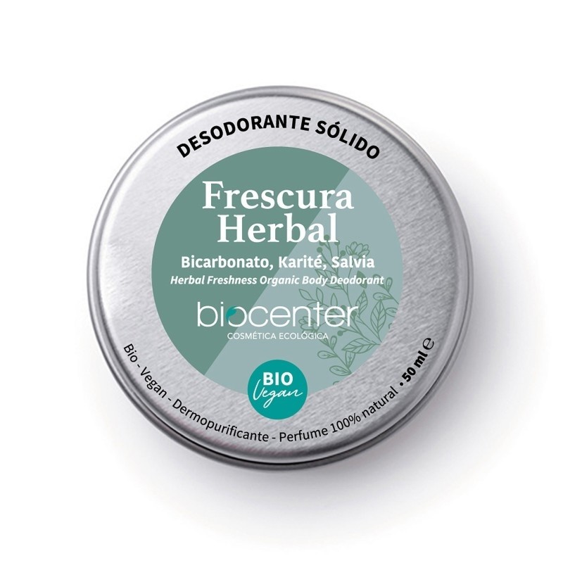 BIOCENTER Desodorante sólido natural BIO – Frescura Herbal 50 ML 