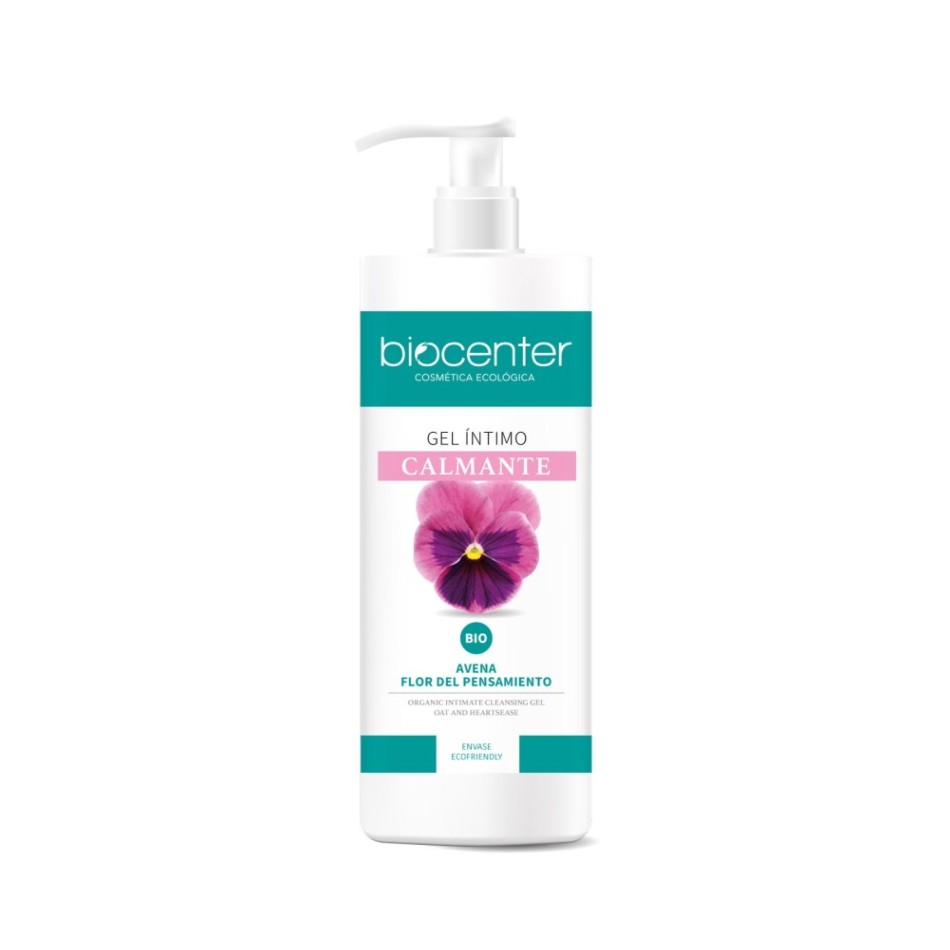 BIOCENTER Gel Íntimo natural Calmante - Línea Botanical - Ecológico y vegano 1000 ml