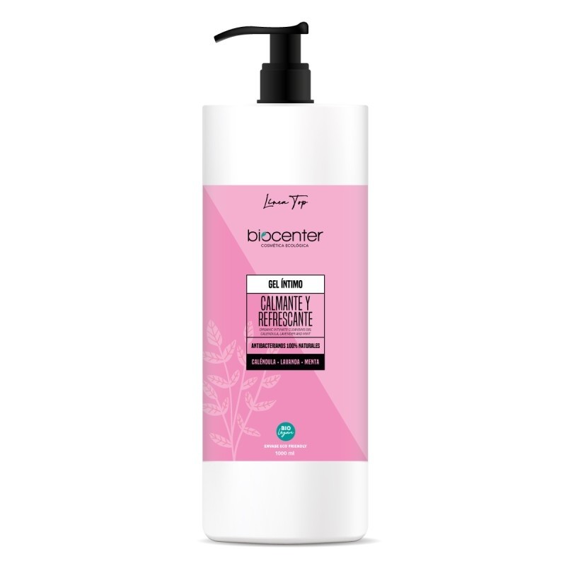 BIOCENTER Gel Íntimo natural Calmante - Línea Botanical - Ecológico y vegano 1000 ml