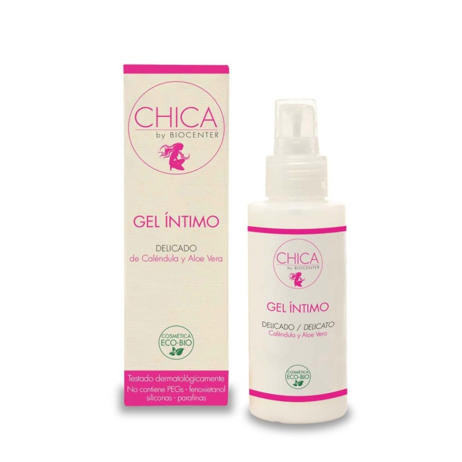 CHICA Gel Lubricante íntimo - Caléndula y Aloe Vera - Ecológico y Vegano 100 ML