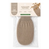 BIOCENTER Guante exfoliante de LINO ecológico - Hammam - Profunda exfoliación de la piel