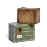 BIOCENTER Jabón de Alepo 35% aceite de bayas de Laurel - 100% natural y sin perfumes 200 GR