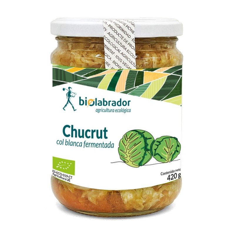 BIOLABRADOR CHUCRUT COL BLANCA FERMENTADA 420 GR