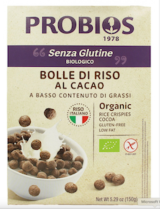 CEREALES BOLAS DE ARROZ CON CACAO BIO 150 GR RICE&RICE
