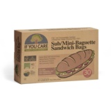 BOLSAS PARA BOCADILLOS MINI BAGUETTE IF YOU CARE 30 BOLSAS