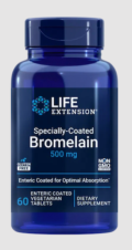 SPECIALLY-COATED BROMELAIN 60 CAPS LIFE EXTENSION